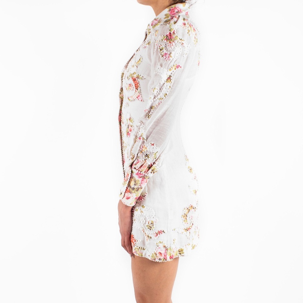 Floral Button-Up Dress - Picture 4 of 4